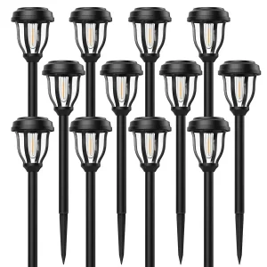 12 Pack Solar Outdoor Lights
