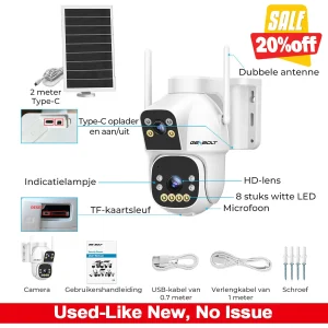 GENBOLT Outdoor Solar Security WIFI Camera