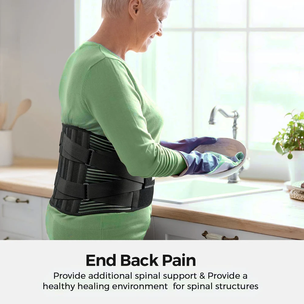 Breathable Anti-skid Spine Lumbar Support Belt - Image 4