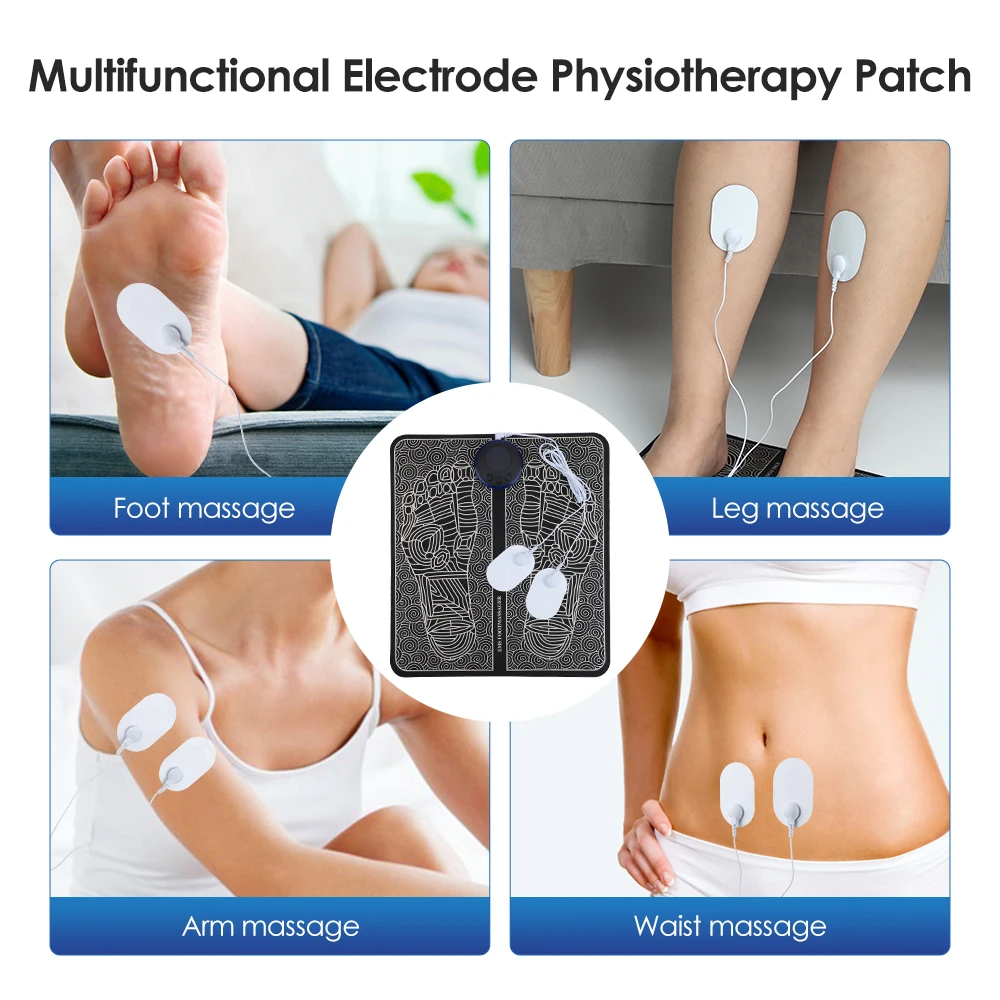 Smart EMS Foot Massger 8 Modes 19 Level Foot Massager Pad Blood Circulation - Image 6