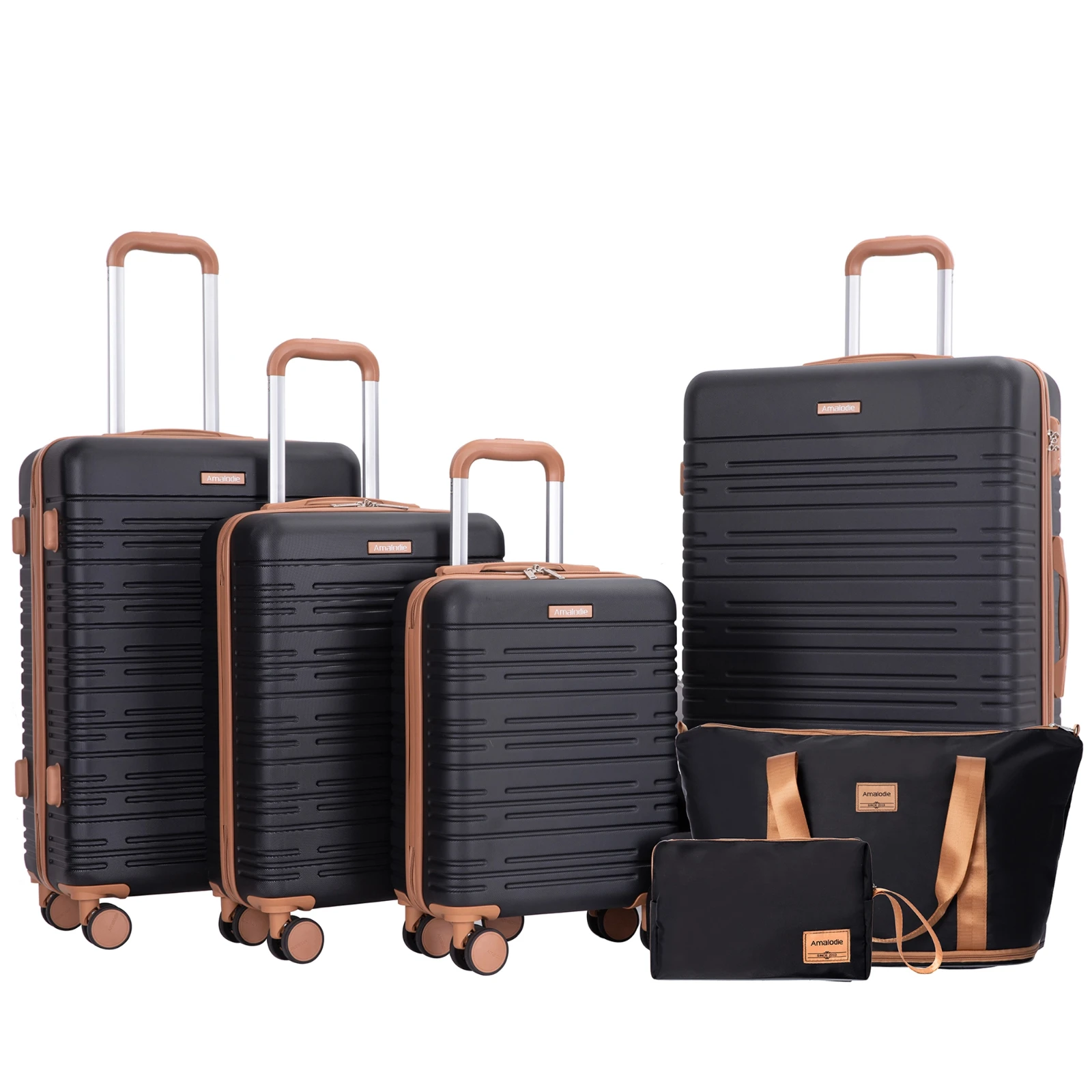 Luggage Sets 4 Piece,Suitcases with Double Spinner Wheels - Image 12