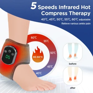 Electric Foot Heat Massager Hot Compresses Vibration Massager - Thumbnail Image 3