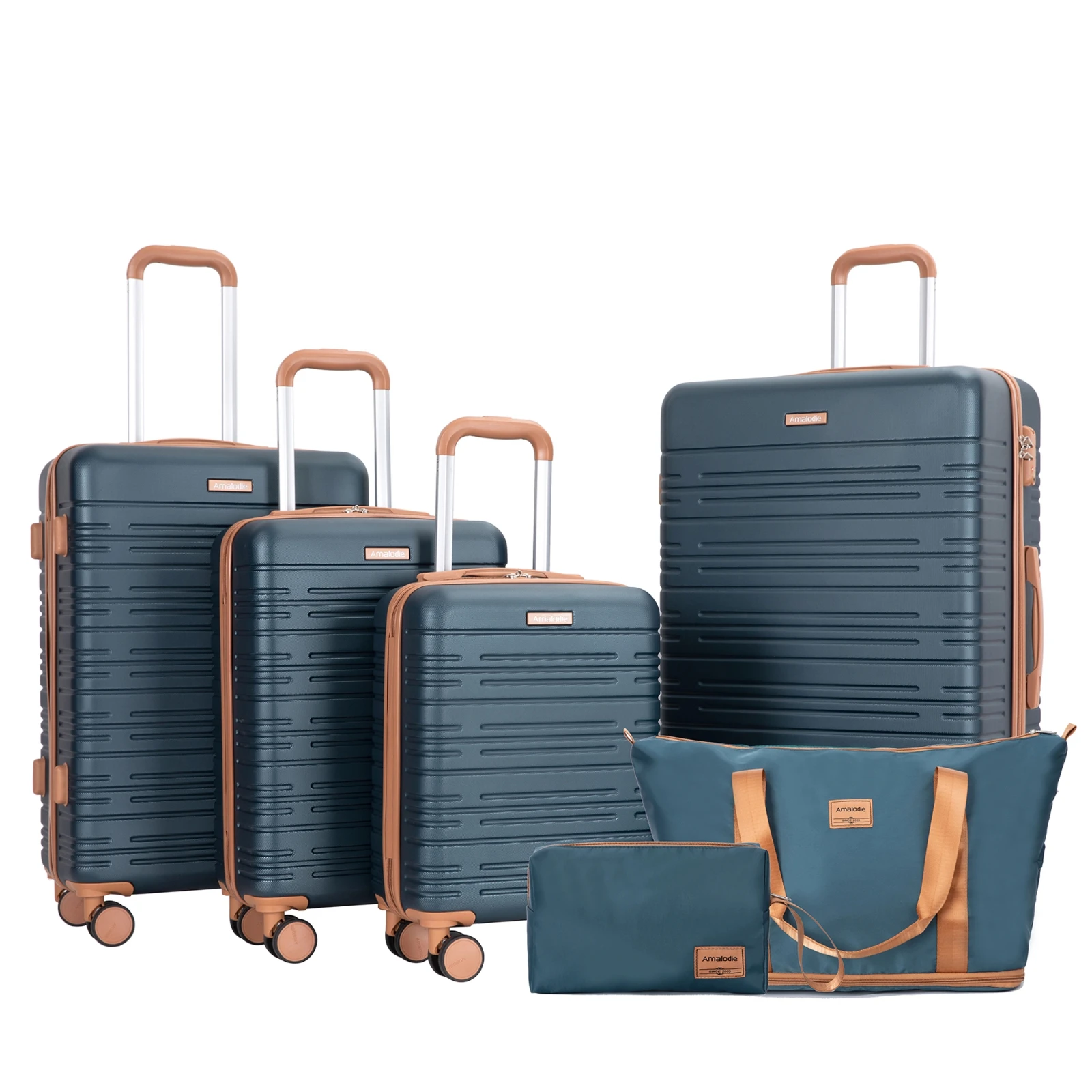 Luggage Sets 4 Piece,Suitcases with Double Spinner Wheels - Image 8