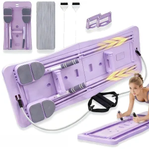 Pilates Sliding Exercise Board Portable Full Body Workout