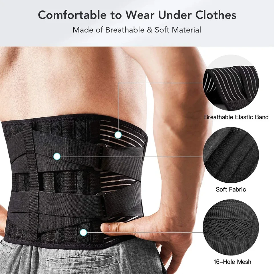 Breathable Anti-skid Spine Lumbar Support Belt - Image 6