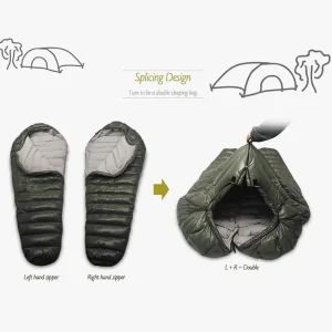 Cold Temperature Winter Sleeping Bag - Thumbnail Image 4