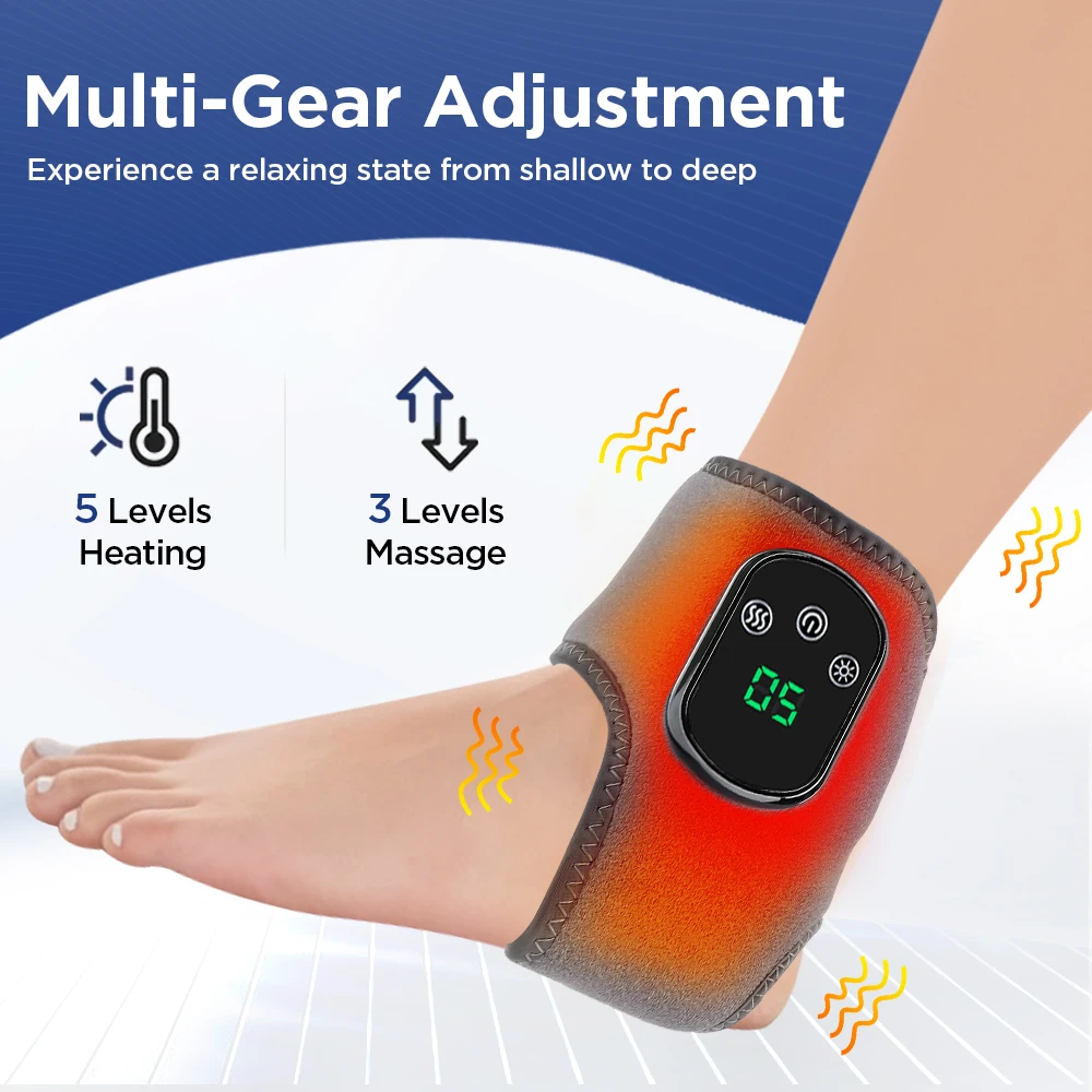 Electric Foot Heat Massager Hot Compresses Vibration Massager - Image 4