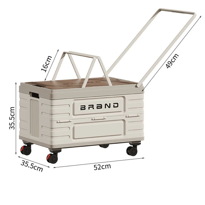 Heavy-Duty Mobile Organizer with 4 Silent Wheels - Image 5