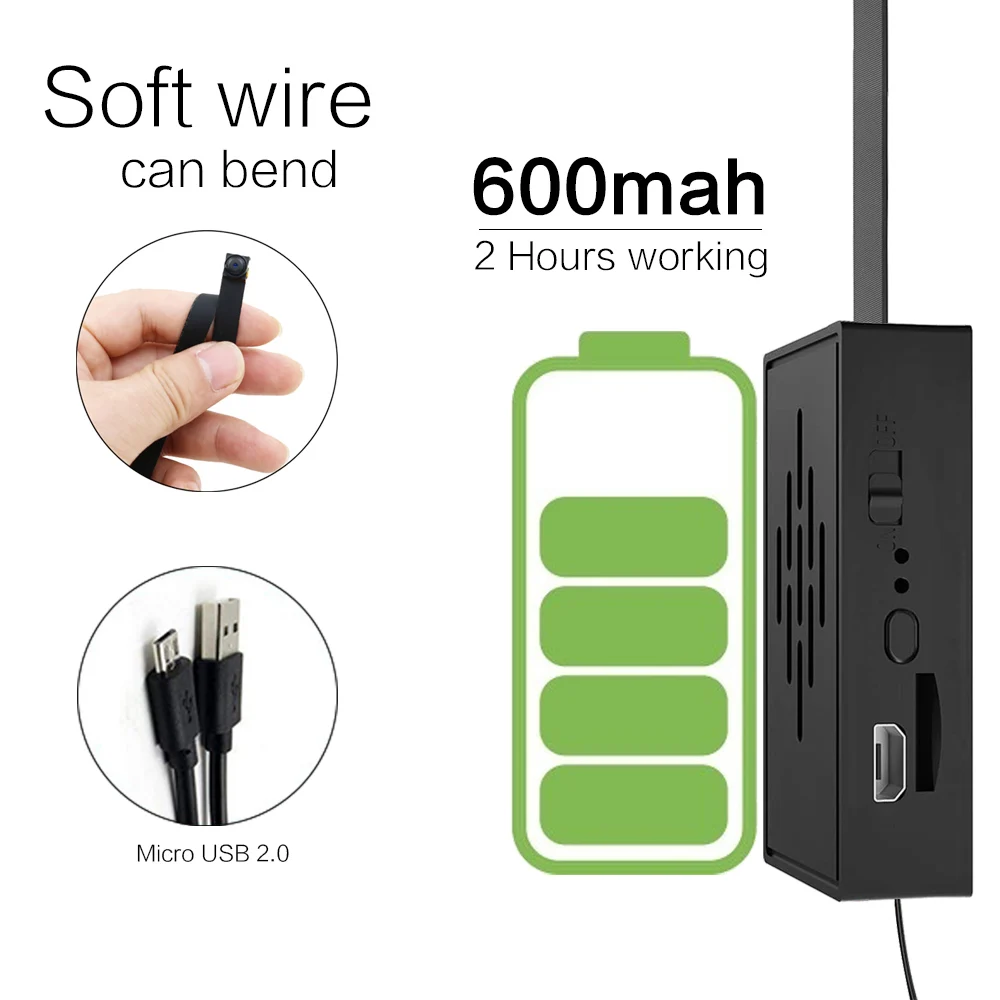 Mini camera wifi smart home security micro camera video recorder - Image 2