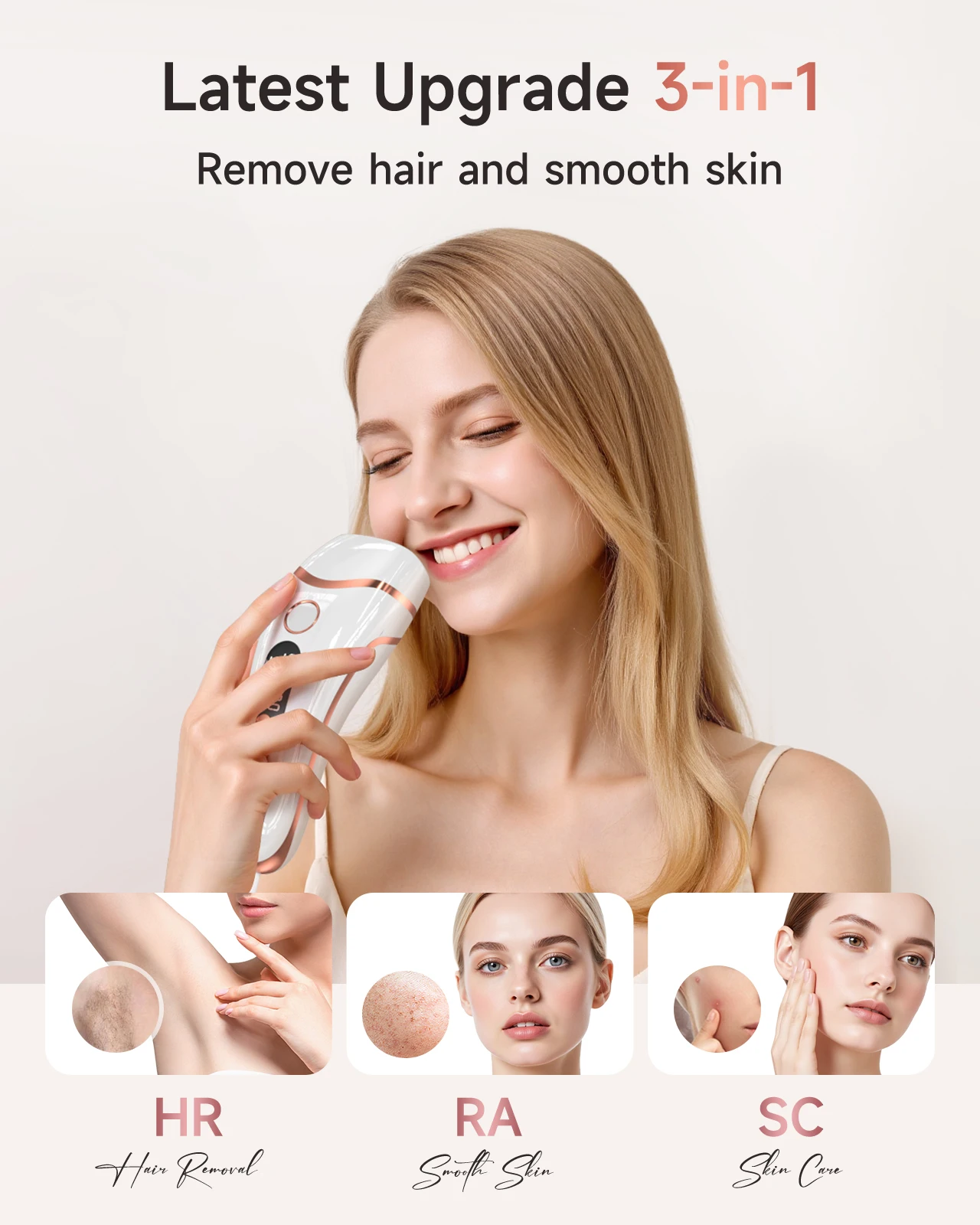 Hair Removal 9 energy levels epiladora laser with Acne treatment for Women’ - Image 3