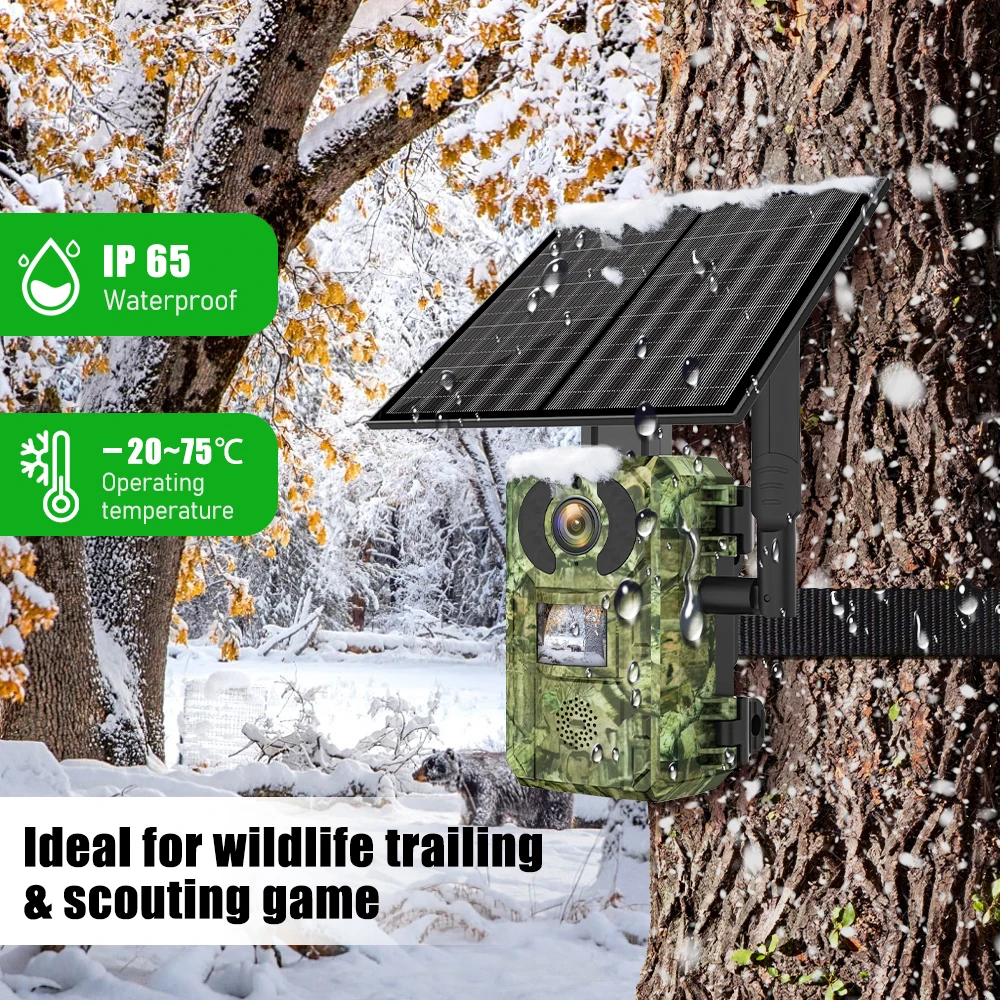 Solar Trail Game Waterproof Wildlife Hunting Camera - Image 3