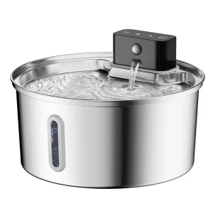 Wireless Stainless Steel Pet Water Fountain, 3.2L Automatic - Thumbnail Image 10