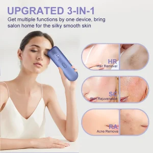 3in1 Portable Laser Hair Removal for Women Permanent Bikini Trimmer - Thumbnail Image 2