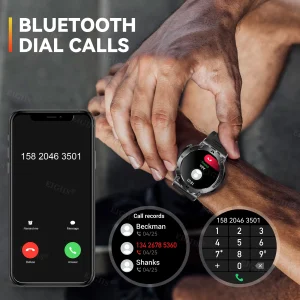 Sport Fitness Health Monitor Custom Dial Waterproof Smartwatch - Thumbnail Image 3
