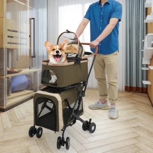 Foldable Pet Stroller for Small/Medium Pets - Thumbnail Image 5