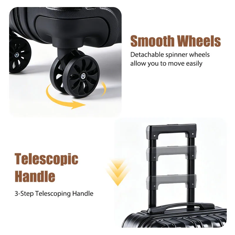 2 Piece Hardside Luggage Set - Image 4