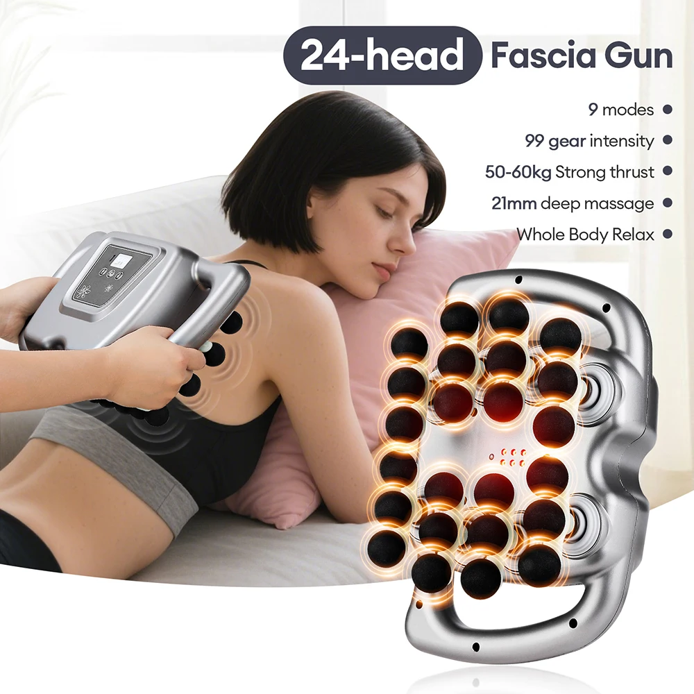 Vibration Body Massage Back Neck Shoulder Waist Massager Muscle - Image 1
