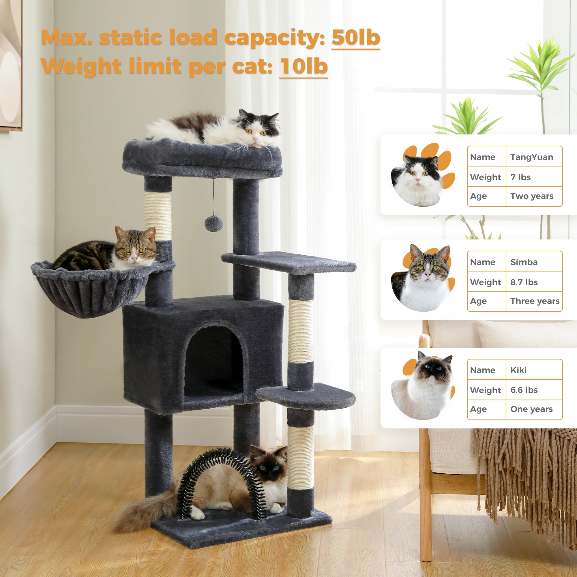 Cat Tree with Toy Cat Tower - Image 2