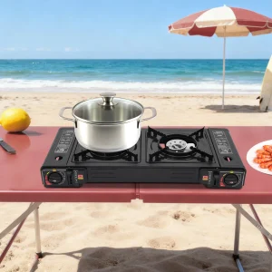 2 Burners Portable Gas Stove - Thumbnail Image 2
