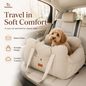 Dog Car Seat for Small Medium Dogs, Portable