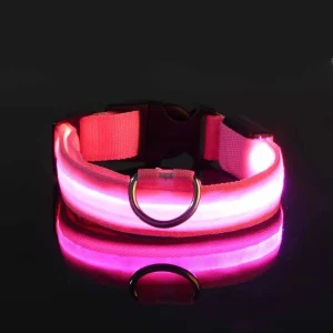 Night Glow Fluorescent Pet Dog Collar - Thumbnail Image 5