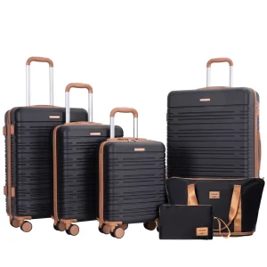 Luggage Sets 6 Piece, Suitcases with Travel Duffle Bag - Thumbnail Image 10