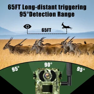 Solar Trail Game Waterproof Wildlife Hunting Camera - Thumbnail Image 6