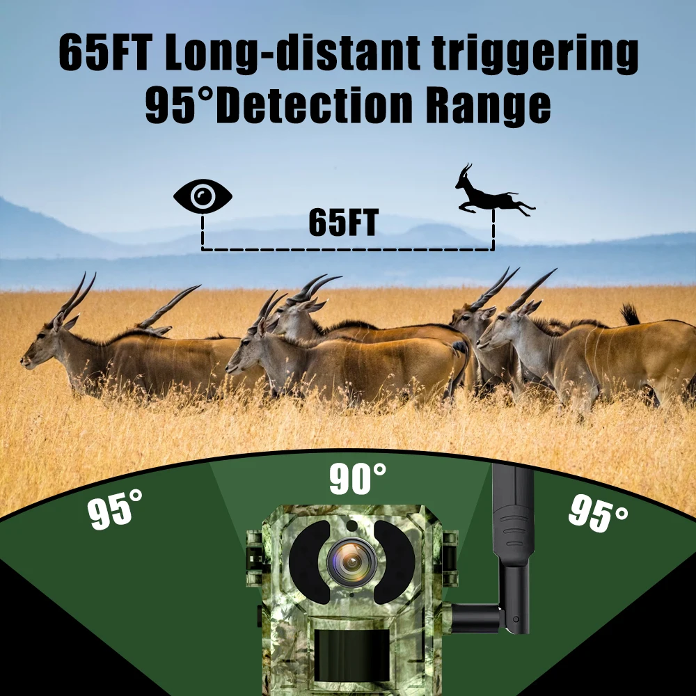 Solar Trail Game Waterproof Wildlife Hunting Camera - Image 6