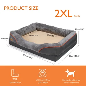 Jumbo Large Orthopedic Bed Removable Cover - Thumbnail Image 10