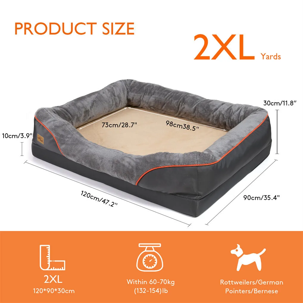 Jumbo Large Orthopedic Bed Removable Cover - Image 10