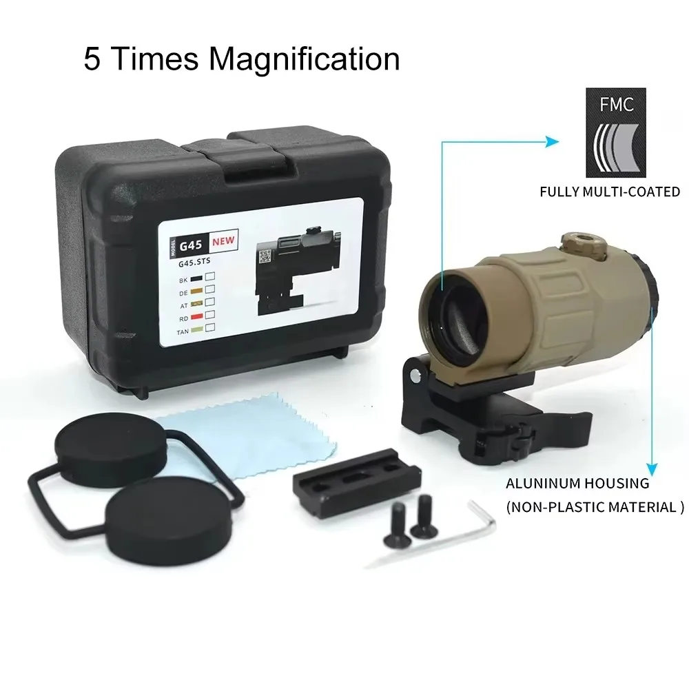 G33 G43 G45 Sight Fixed 3X 5X Magnifier Scope - Image 10