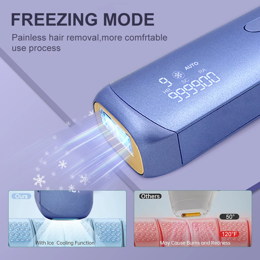 3in1 Portable Laser Hair Removal for Women Permanent Bikini Trimmer - Image 3