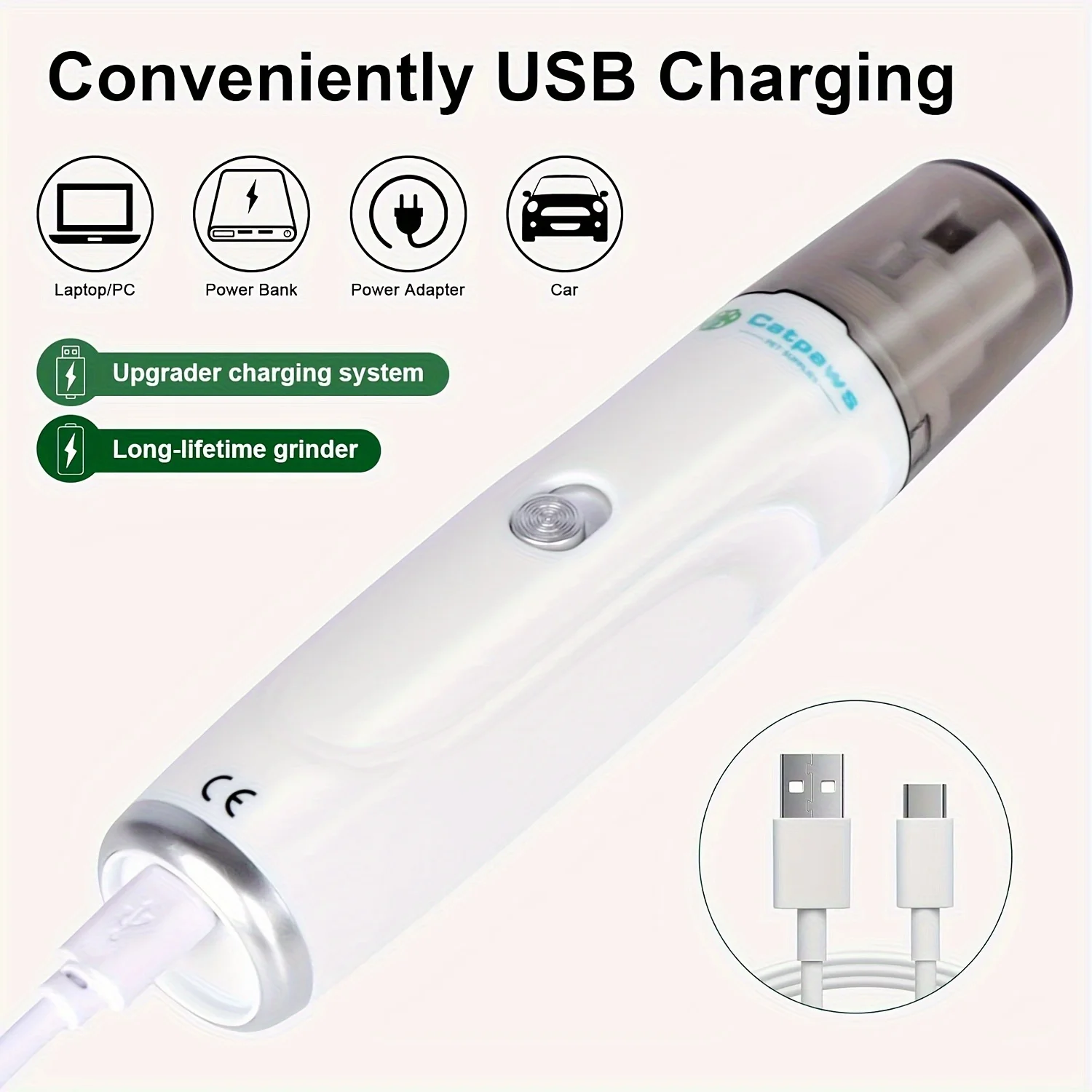 Professional 2-Speed Dog Nail Grinder - Image 6