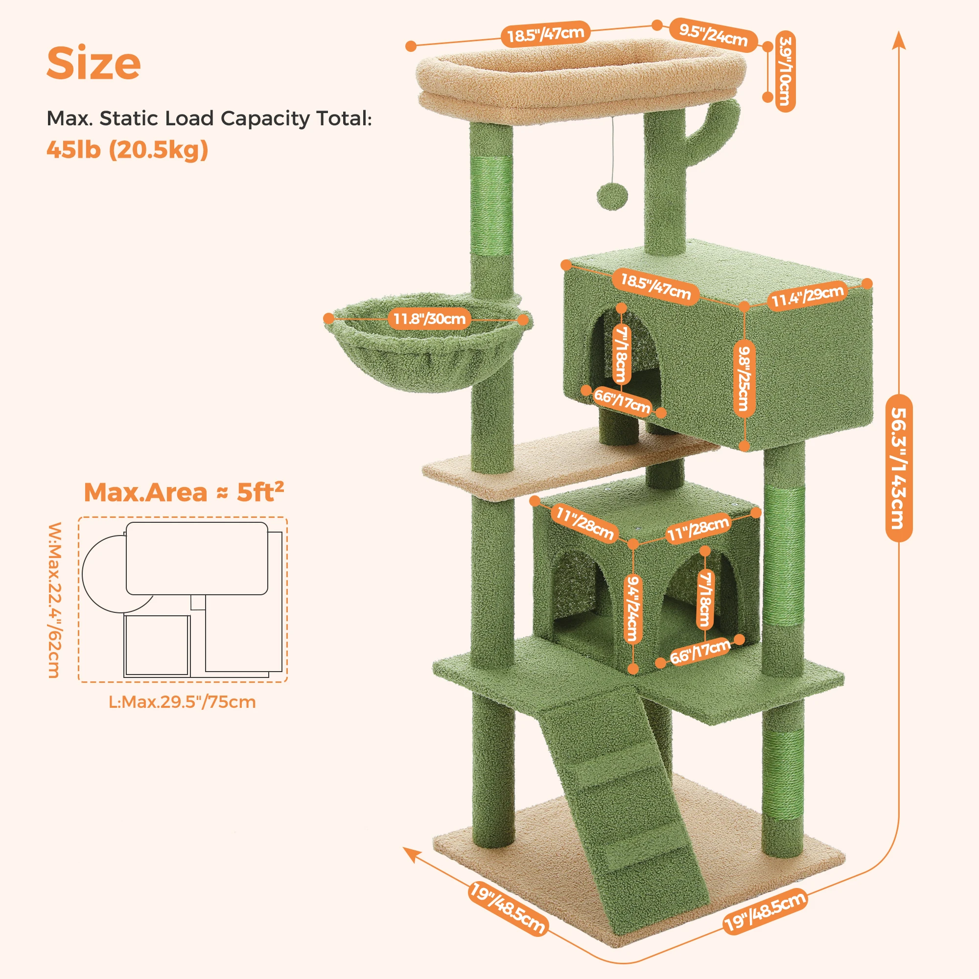 Cat Tree with Toy Cat Tower - Image 8