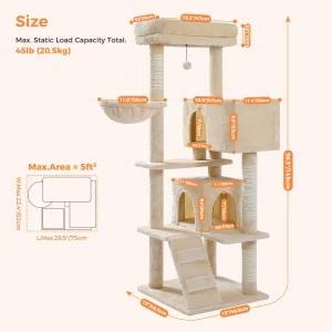 Cat Tree with Toy Cat Tower - Thumbnail Image 7
