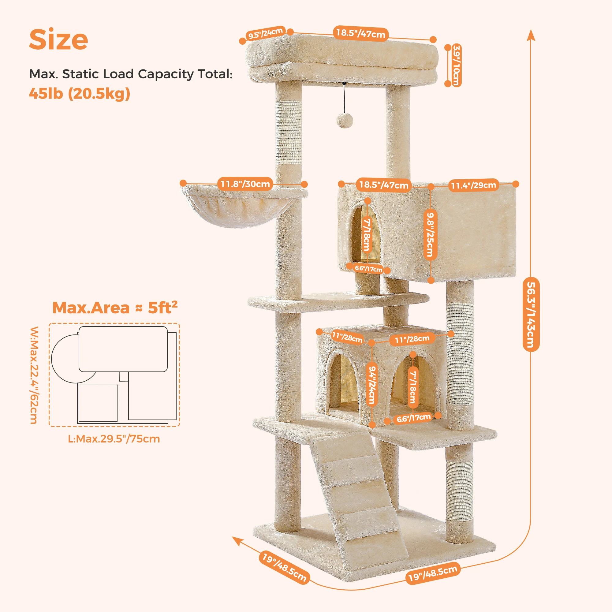 Cat Tree with Toy Cat Tower - Image 7
