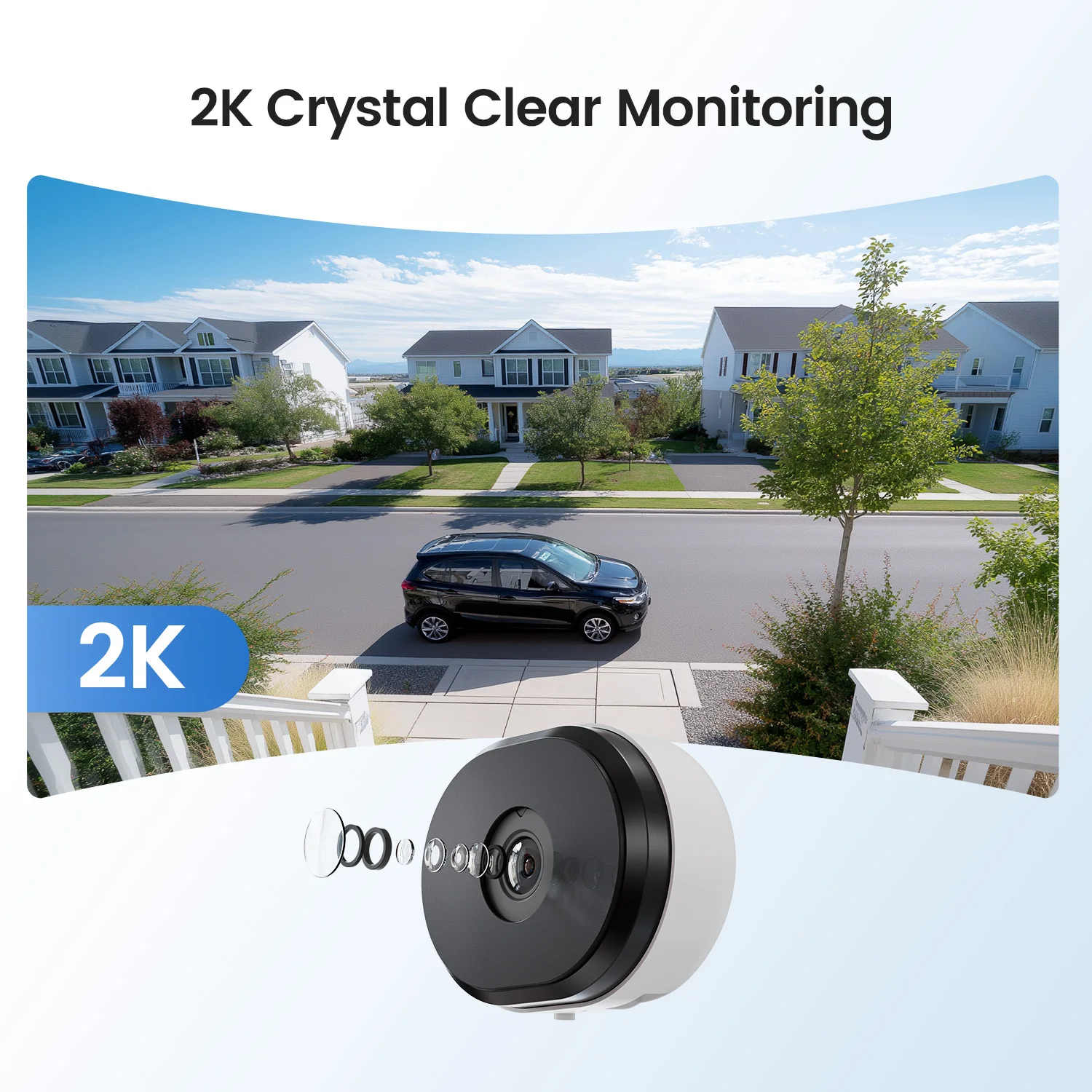 Window Security Camera Full Color Night Vision Surveillance Camera - Image 2