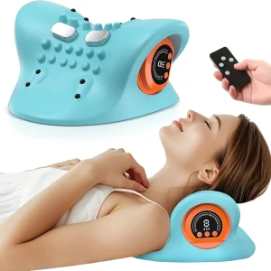 Rechargeable Portable Neck Massager Pillow3-in-1 Shiatsu Neck & Back Massager with Remote Control - Heat/Vibration/Deep Tissue