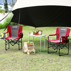 1 Pack / 2 Pack Oversized Heavy Duty Folding Directors Chair - Thumbnail Image 2