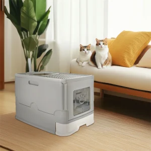 Large Cat Litter Box Kitty Sandbox Cat Litter Box - Thumbnail Image 7