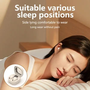 SK small earbuds wireless bluetooth headset,headphones sport,sleep,work - Thumbnail Image 3