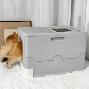Large Cat Litter Box Kitty Sandbox Cat Litter Box - Thumbnail Image 4