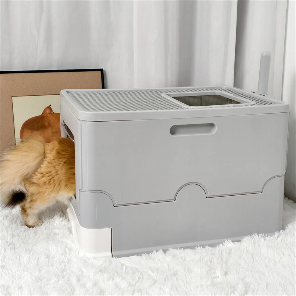 Large Cat Litter Box Kitty Sandbox Cat Litter Box - Image 4