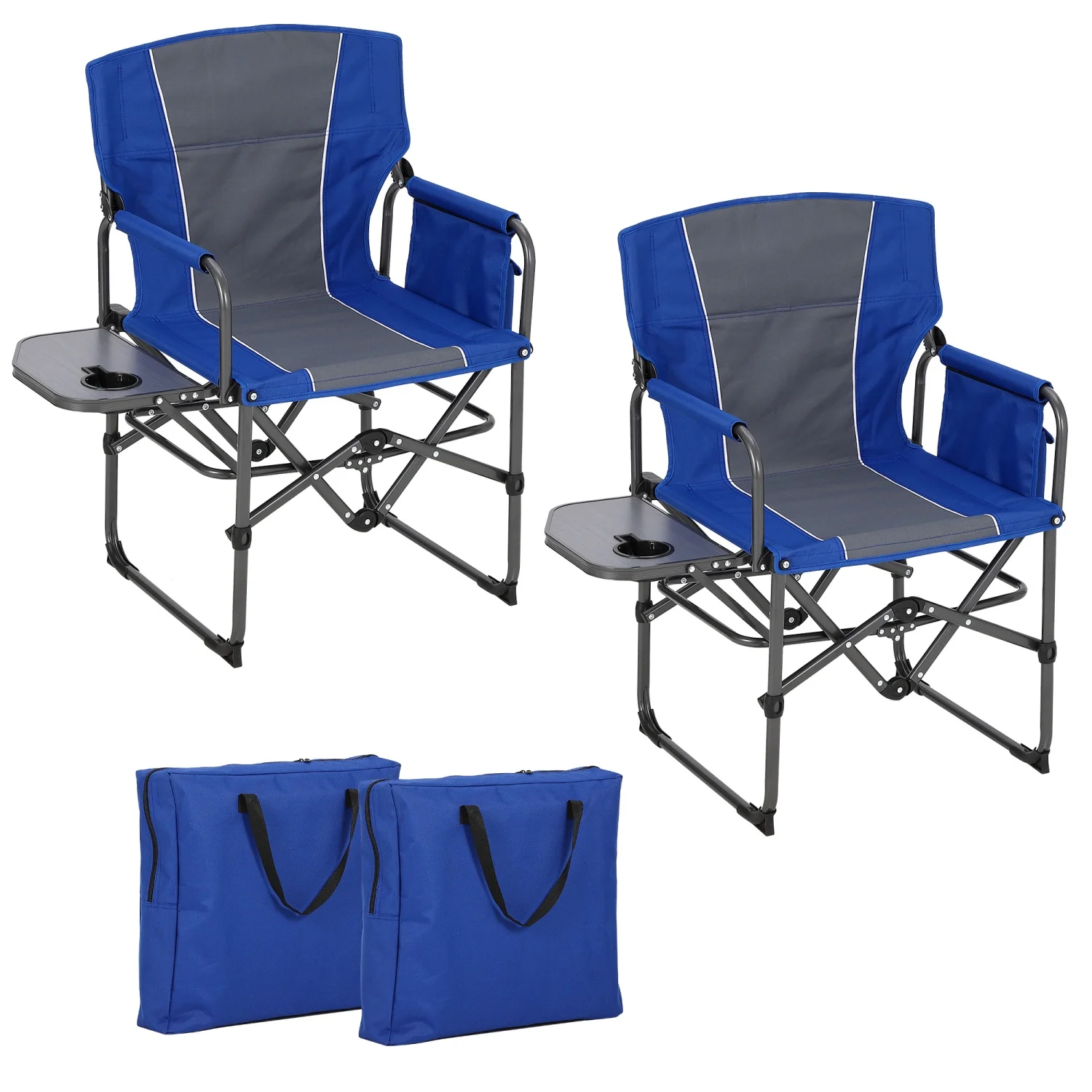 1 Pack / 2 Pack Oversized Heavy Duty Folding Directors Chair - Image 10