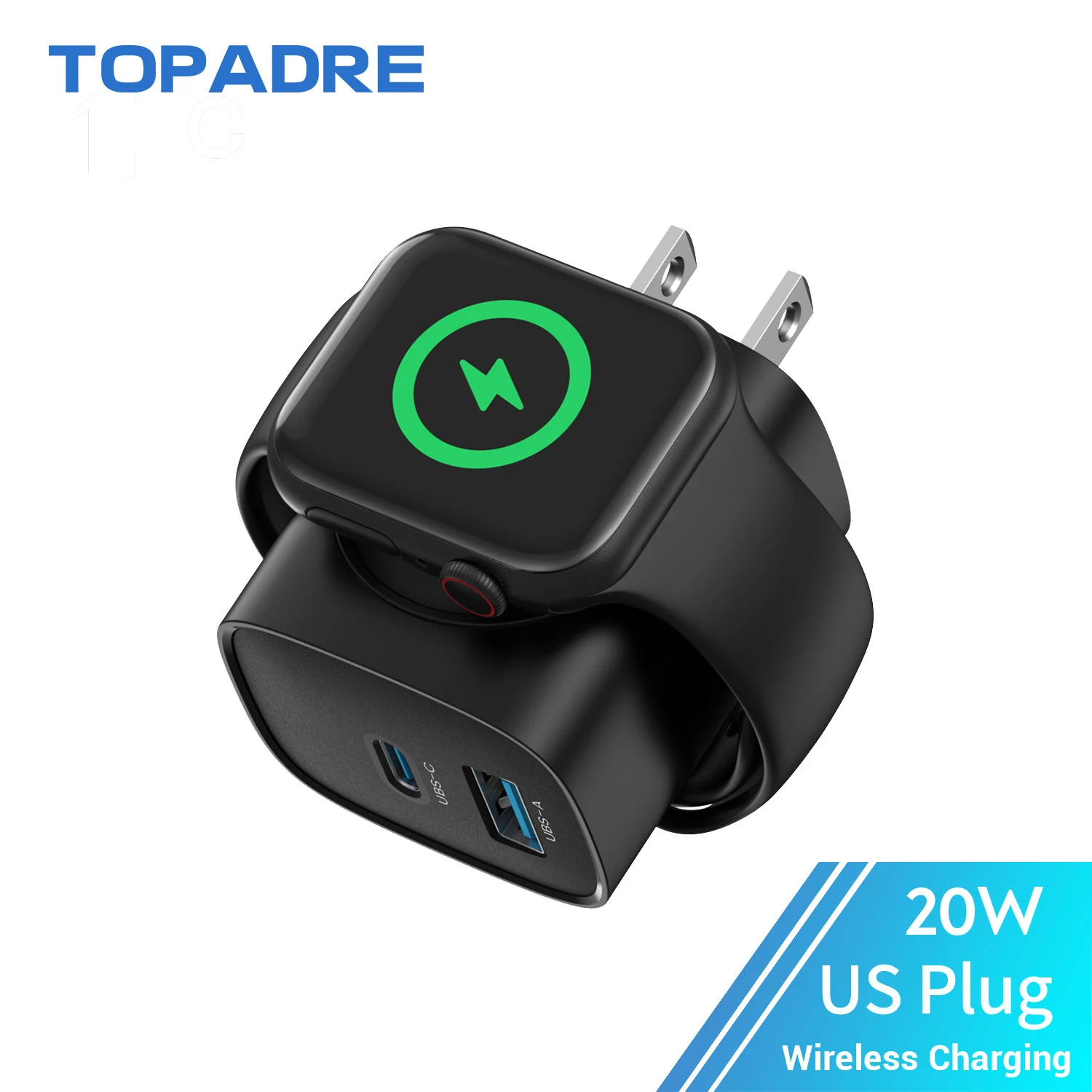 For Apple Watch Charger with 20W Fast Charging Block, - Image 7