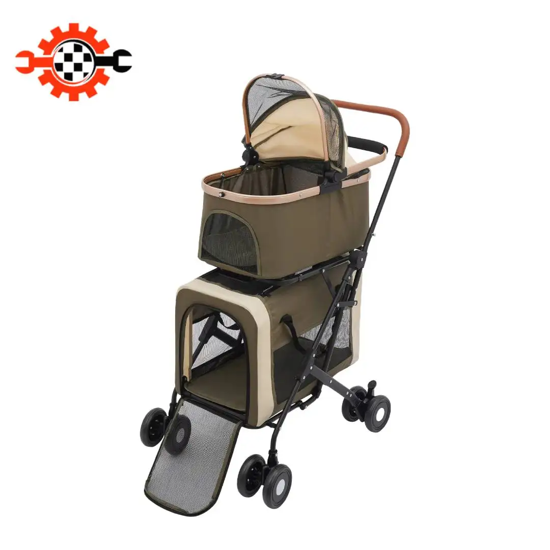 Foldable Pet Stroller for Small/Medium Pets - Image 1