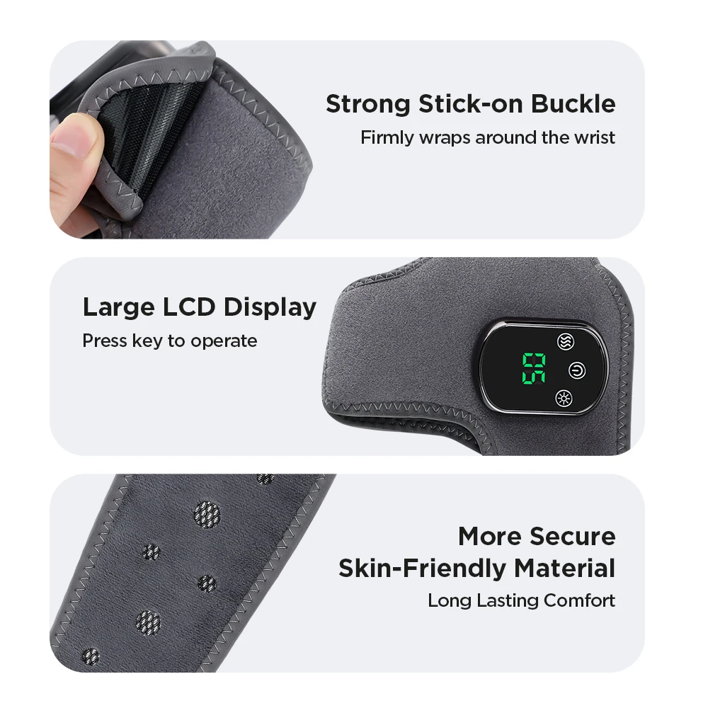 Electric Foot Heat Massager Hot Compresses Vibration Massager Breathable Material Foot and Ankle Joint Hot Compress Protection - Image 6