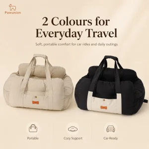 Dog Car Seat for Small Medium Dogs, Portable - Thumbnail Image 2