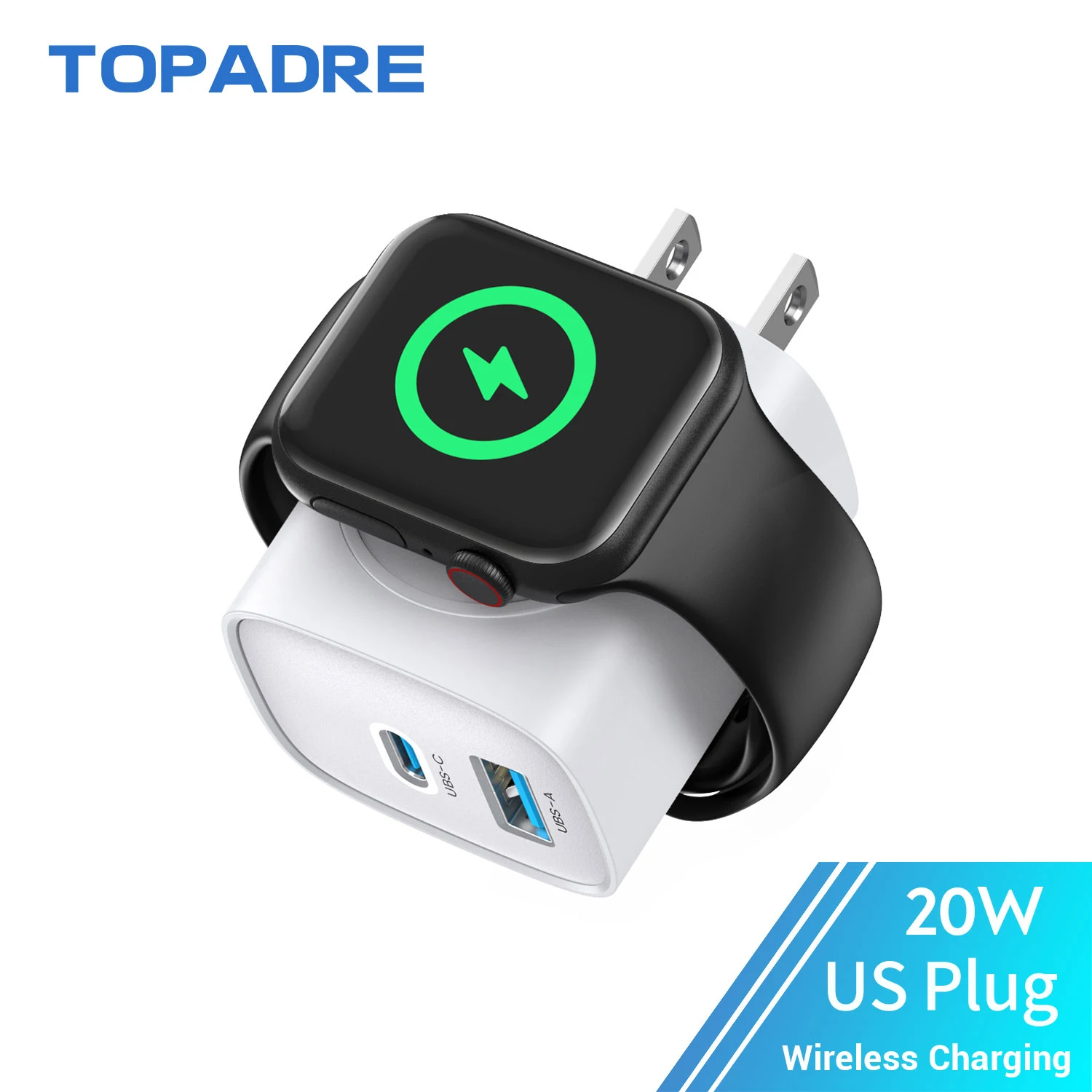 For Apple Watch Charger with 20W Fast Charging Block, - Image 8