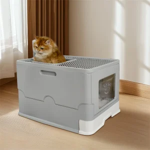 Large Cat Litter Box Kitty Sandbox Cat Litter Box - Thumbnail Image 6